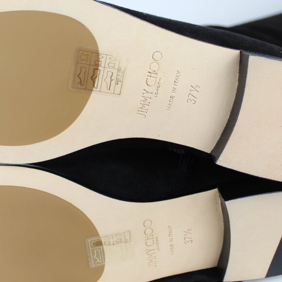 NEW JIMMY CHOO Myren Stretch Suede Over-the-knee Boots - Picture 15 of 16